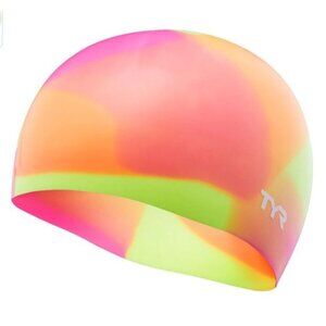 TYR Youth Fit Tue Dye Silicone Swim Cap-Ages 10+-New In Package